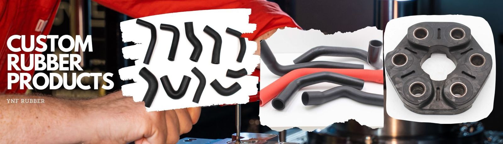 حوامل مطاطية ذات حواف